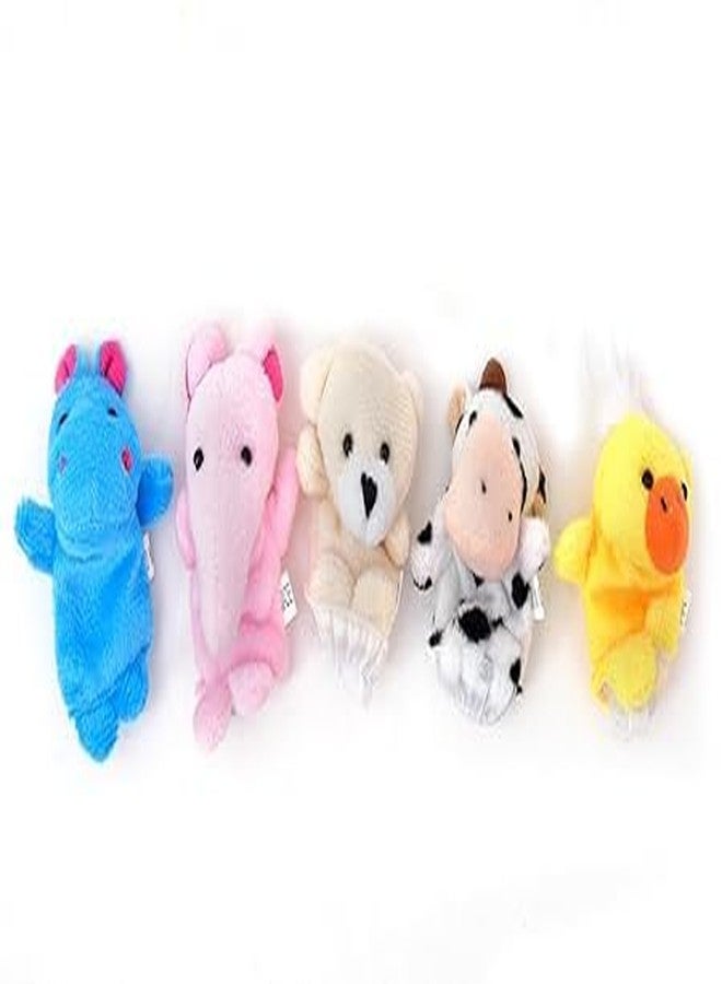 Toodles Animal Finger Puppets for Kids - 5 Soft Plush Toys | Multicolor Learning Set for Toddlers | Imaginative Play & Storytelling Fun - Image 1